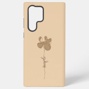 Minimalism Simple Flower Samsung Galaxy Case