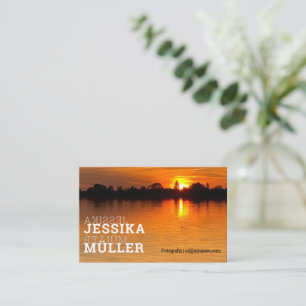 Minimalismus in schwarz weiß twist visitenkarte business card