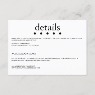 Minimalist-1 B&W Details Enclosure Cards