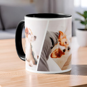 Minimalist 1 or 3 Pet Picture Remembrance Keepsake Mug