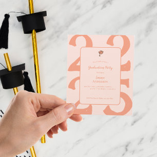 Minimalist 2025 Graduation Simple Party Invitation Magnet