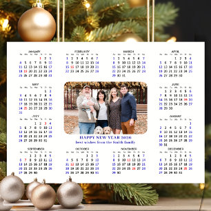 Minimalist 2026 Calendar Modern Family Photo