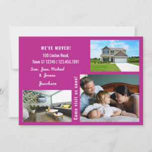 Minimalist 3 Photos We Moved Moving Announcement