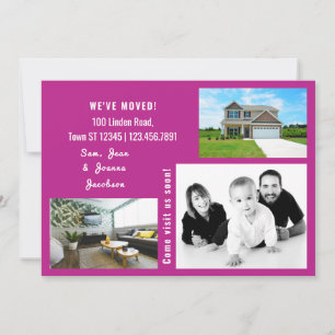 Minimalist 3 Photos We Moved Moving Announcement