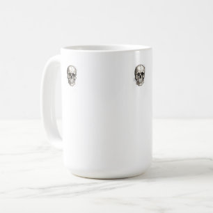 Minimalist 3 Skull Mug Memento Mori