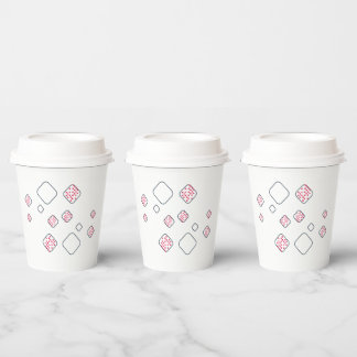 Minimalist Abstract art Paper Cups