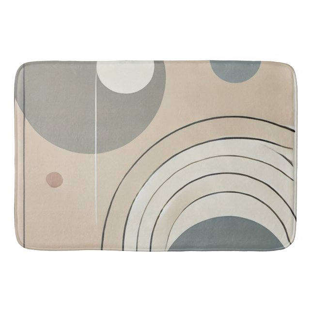 Minimalist Abstract Bath Mat
