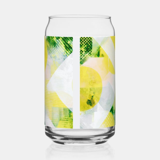 Minimalist abstract composition can glass (Right)