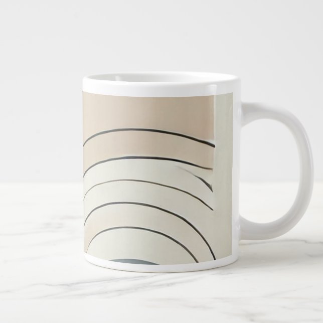 Minimalist Abstract Espresso Mug (Right)