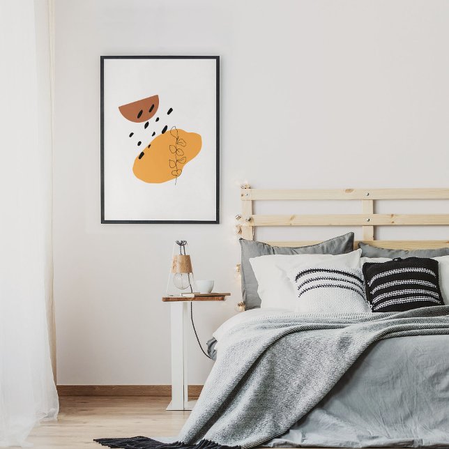 Minimalist Abstract Face Portrait Line Art Drawing Poster (Minimalist Abstract Face Portrait Line Art Drawing Poster)