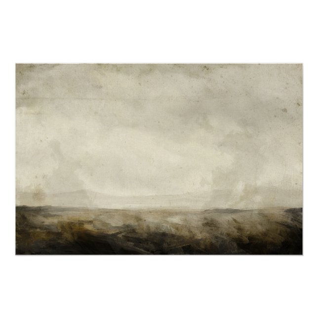 Minimalist Abstract Landscape Poster (Front)