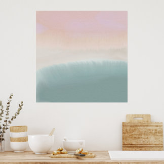 Minimalist Abstract Landscape Soothing Wall Art