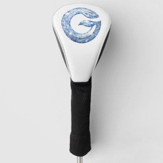 Minimalist Abstract Letter G – Modern Geometric De Golf Head Cover