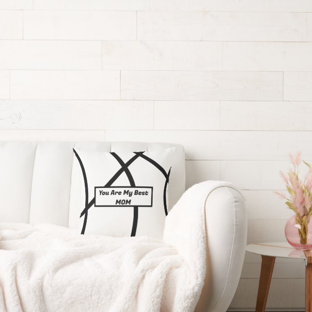 Minimalist abstract lines personalised  cushion (Couch)