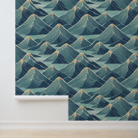 Minimalist Abstract Mountains Peel and Stick