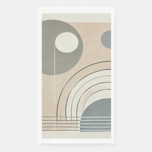 Minimalist Abstract Napkin (Front)