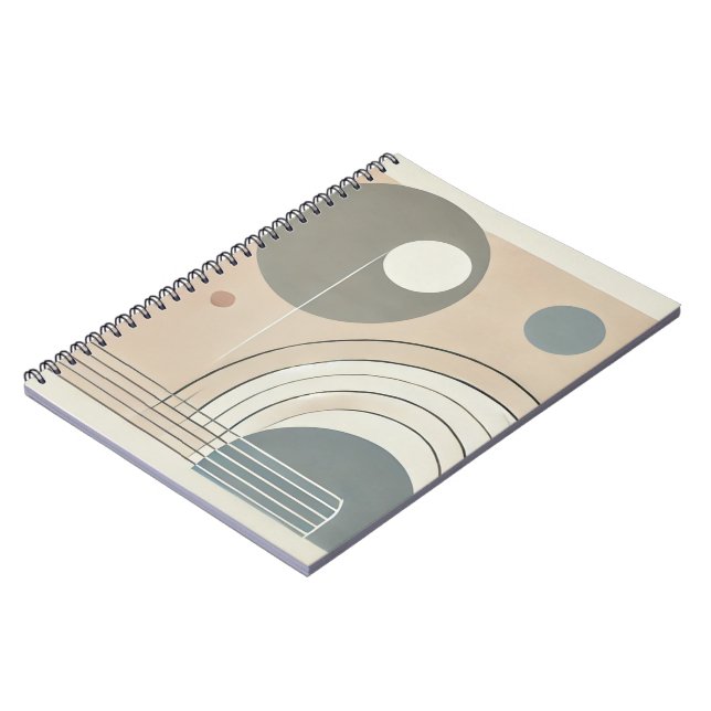 Minimalist Abstract Notebook (Left Side)
