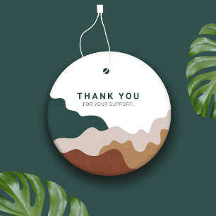 Minimalist Abstract Packaging Business Hang Tag