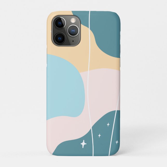 Minimalist Abstract Pastel Case-Mate iPhone Case (Back)