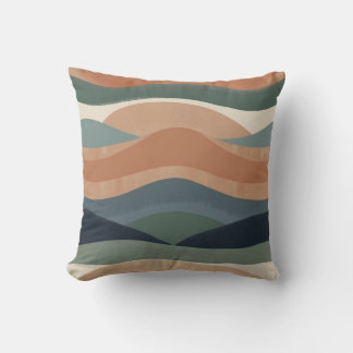 Minimalist Abstract Pastel Pillow – Scandinavian