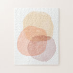 Minimalist Abstract Pastel Watercolor Shapes Jigsaw Puzzle<br><div class="desc">Minimalist Abstract Pastel Watercolor Shapes Puzzle</div>