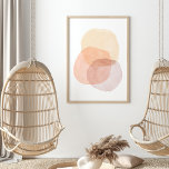 Minimalist Abstract Pastel Watercolor Shapes Poster<br><div class="desc">Minimalist Abstract Pastel Watercolor Shapes Poster</div>
