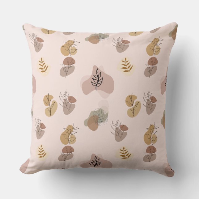 Minimalist Abstract Patterned Cushion (Front)