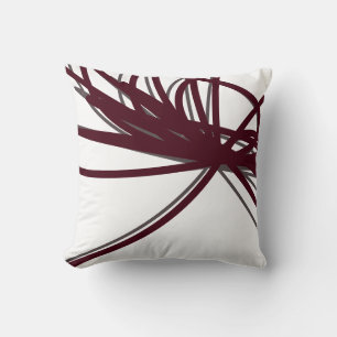 Minimalist Abstract Ribbons Cushion