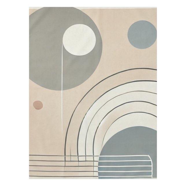 Minimalist Abstract Tablecloth (Front)