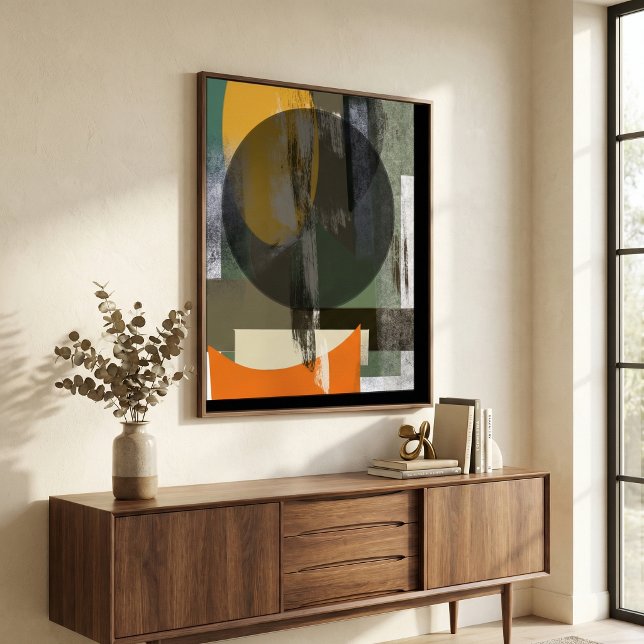 Minimalist abstract trendy artistic colourful poster (Creator Uploaded)