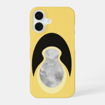 Minimalist Abstract Yellow Cloud-Seed