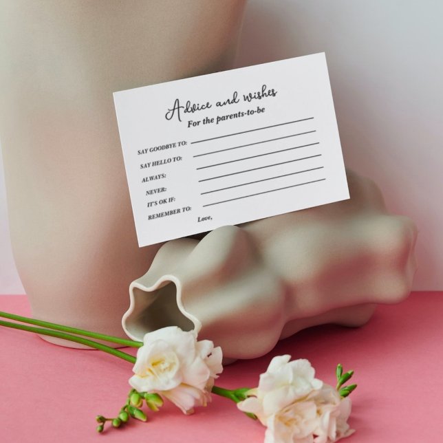 Minimalist Advice and wishes for the parent-to-be  (Creator Uploaded)