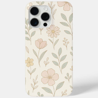 Minimalist Aesthetic Botanicals iPhone Case