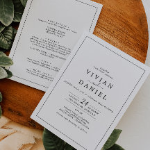 Minimalist All In One Wedding