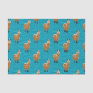 Minimalist Alpaca Design Tissue Paper