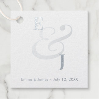 Minimalist Ampersand Wedding | Thank You Favour Tags