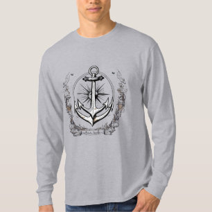 Minimalist Anchor - Strength & Sea Connection T-Shirt