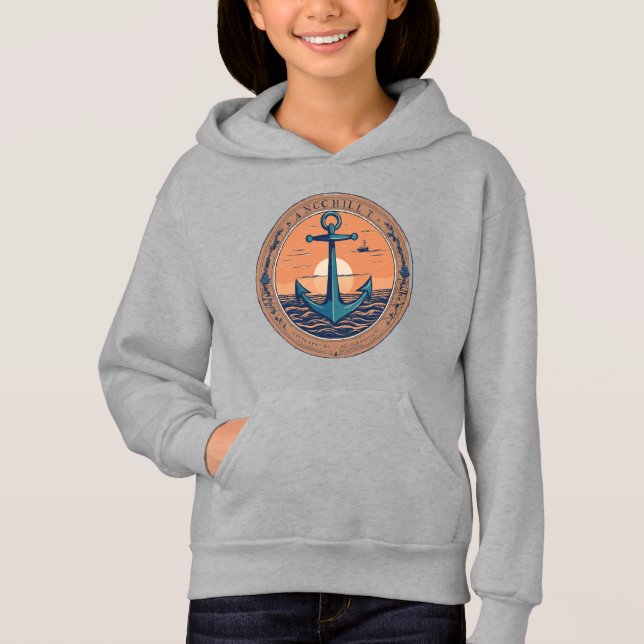 Minimalist Anchor - Symbol of Strength Design (Front)