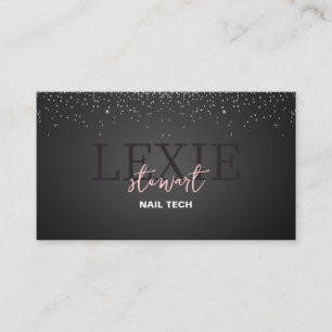 Minimalist and Elegant Nail Tech QR Code Business Card