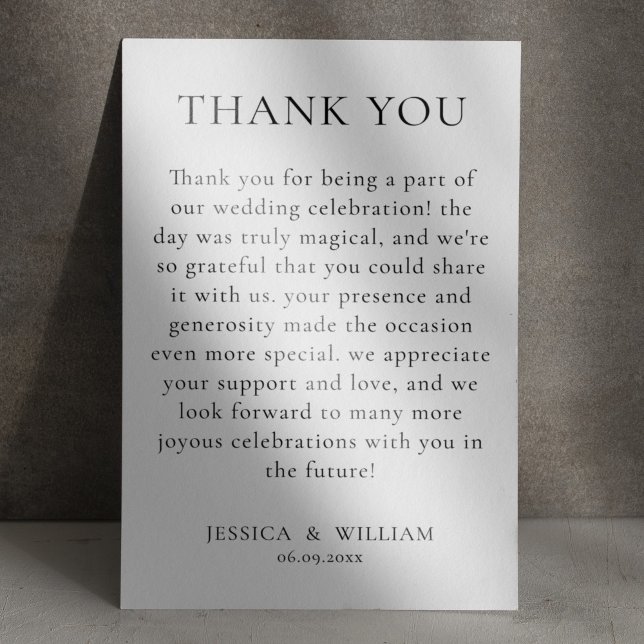 Minimalist And Elegant Thank You Card (Creator Uploaded)