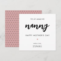 Minimalist and Modern Nanny Grandma Mother's Day