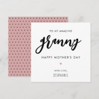 Minimalist and Modern Nanny Granny Mother's Day