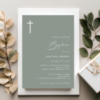 Minimalist and simple photo baptism christening