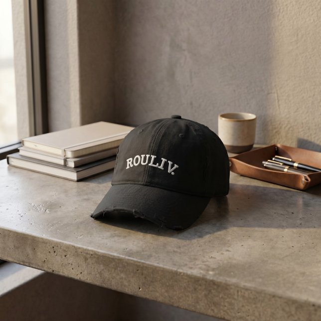 Minimalist Arch Custom | Classic Employee Uniform Embroidered Hat (Minimalist Arch Custom Baseball & Trucker Hat | Classic Employee Uniform Edition)