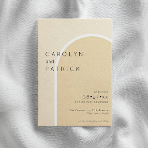 Minimalist arch   Wedding Invitation