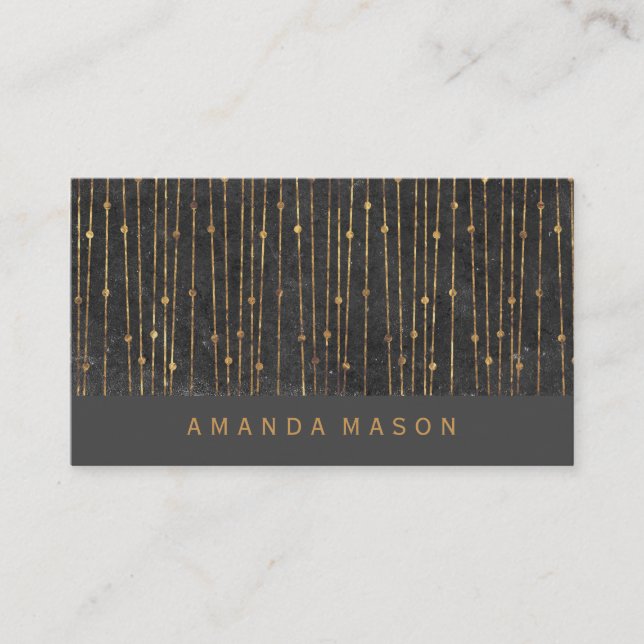 Minimalist | Arrow Pattern Business Card (Front)