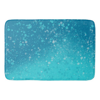 Minimalist Art: Fractured Ice Bath Mat