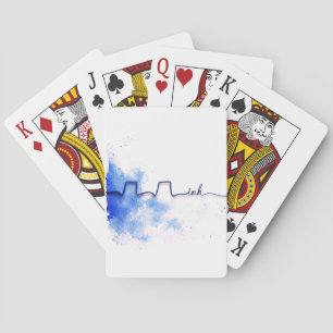 Minimalist Art Inh. Respiratory Therapist Design Playing Cards