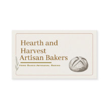 Minimalist Artisan Baker Small Round Bread Graphic