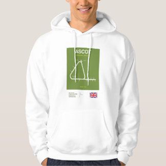 Minimalist Ascot Horse Racing Line Print  Hoodie